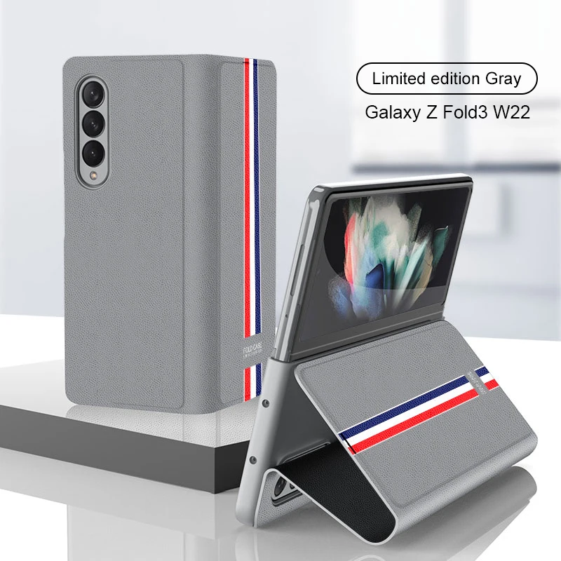 

GKK Luxury PU Leather for Samsung Galaxy Z Fold3 5G Magnetic Flip Case for Samsung Z Fold 3 W22