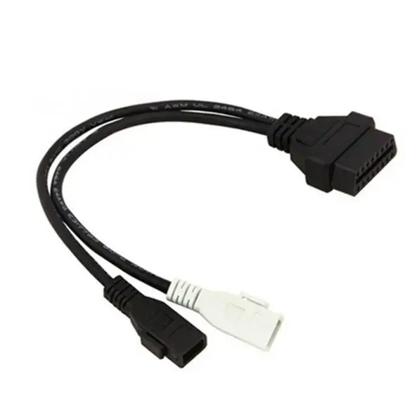 VAG AUDI 2PIN CABLE FTDI чип VAG 409-1 Vag-Com vag 409 kkl OBD2 USB кабель OBD сканер сканирующий инструмент интерфейс для Audi/Seat/VW/Skoda KKL 409 кабель - Цвет: VAG AUDI 2PIN CABLE