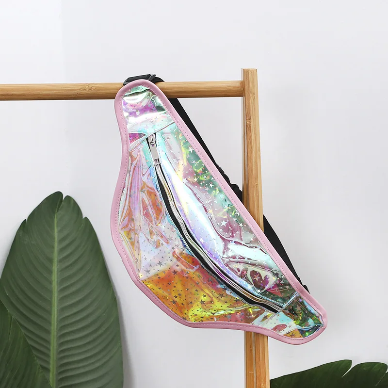 Поясная Сумка женская ПВХ прозрачная желе поясная сумка для женщин телефон