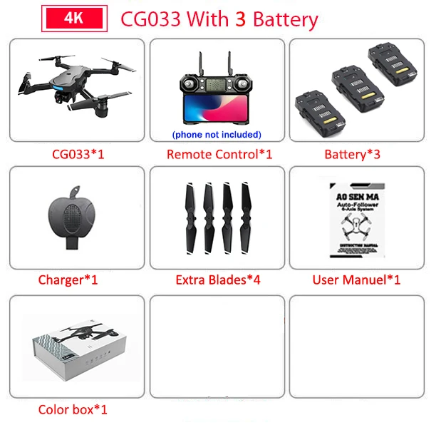 3b CB CG033 бесщеточный FPV Квадрокоптер с 4K UHD Wifi Gimbal камера RC вертолет складной Дрон gps Дрон детский подарок VS F11 ZEN K1 - Цвет: 3b CB