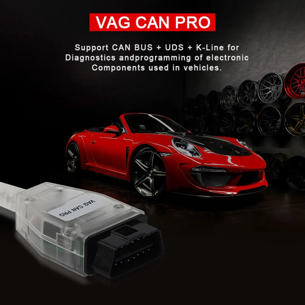 Vehemo VAG/PRO CAN OBD2 сканер автомобильный диагностический инструмент Vag COM Диагностика