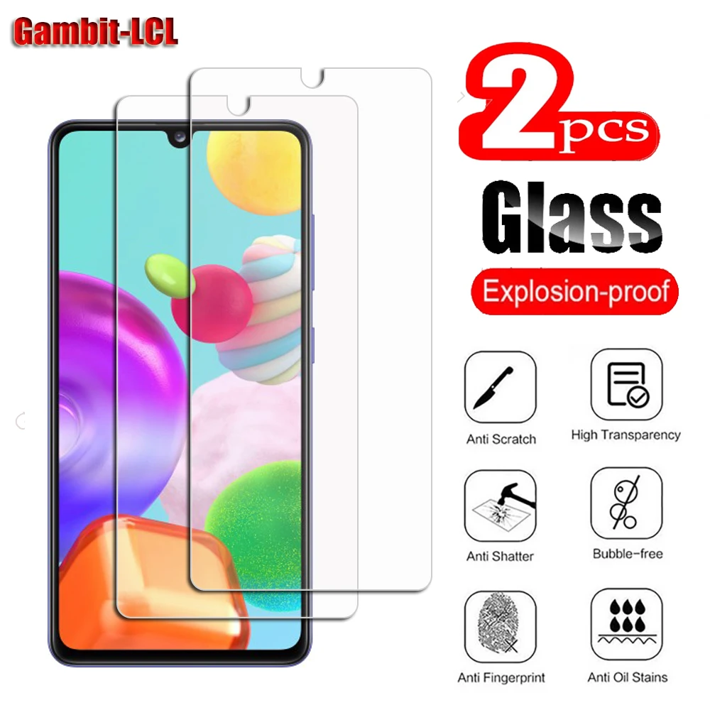 

2Pcs Original 9H Protective Tempered Glass For Samsung Galaxy A41 6.1" SM-A415F A415F/DSM Phone Screen Protector Cover Film