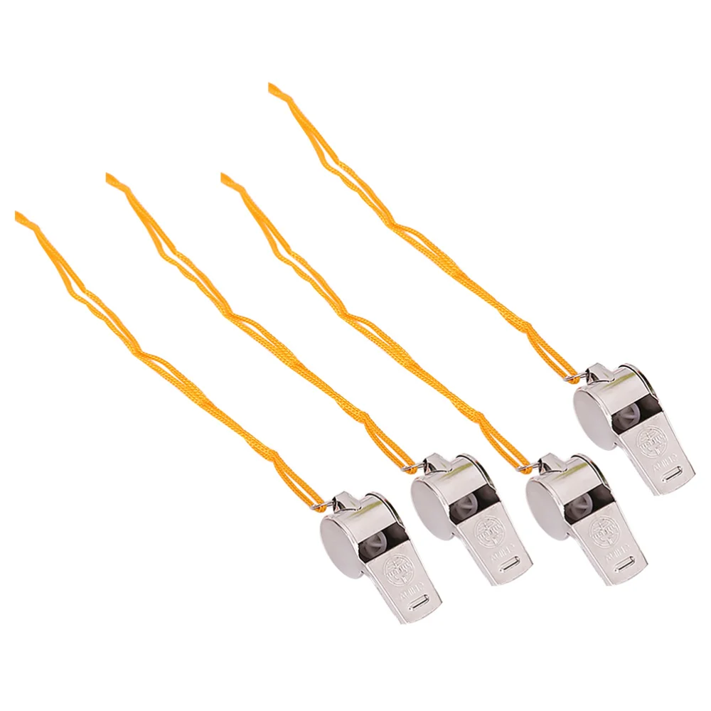 

12 Pcs Sport Game Whistles High Pitch Survival Lifeguard Whistle Hanging Keychain Lanyard Keychain Outdoor Camping Hiking Boatin