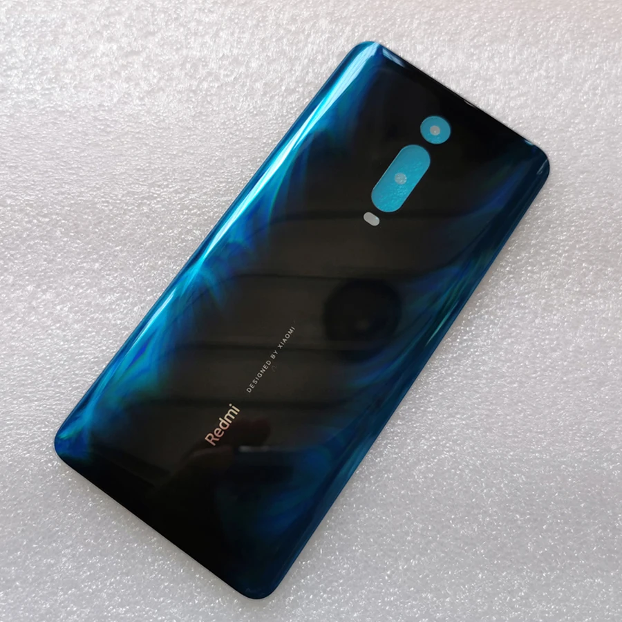 10 шт./партия, задняя крышка аккумулятора из стекла для xiaomi Red mi k20 mi 9 T, задняя крышка корпуса