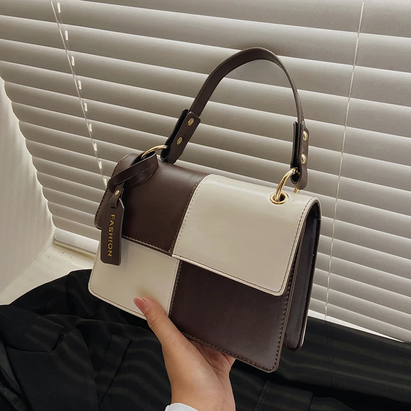 

Popular Bag 2021 New Bag Female Ins Messenger Bag High Fashion Handbag Square Bag Shoulder Bag Width: 23cm