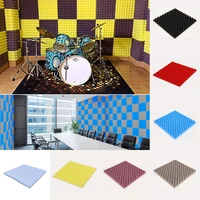 5pc soundproofing foam tiles high density acoustic foam sound absorbing cotton ktv audio studio room home egg crate 30x30x2cm