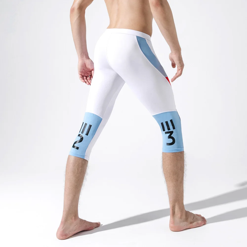 Мужские спортивные брюки тренировочные с низкой талией Стрейчевые штаны для