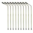 Модель сделай сам, в масштабе 1:75, 10 шт., миниатюрная железная дорога, фонарь, столб, уличные светодиодные фонари, Детские ролевые игры, развивающие игрушки, подарки для детей