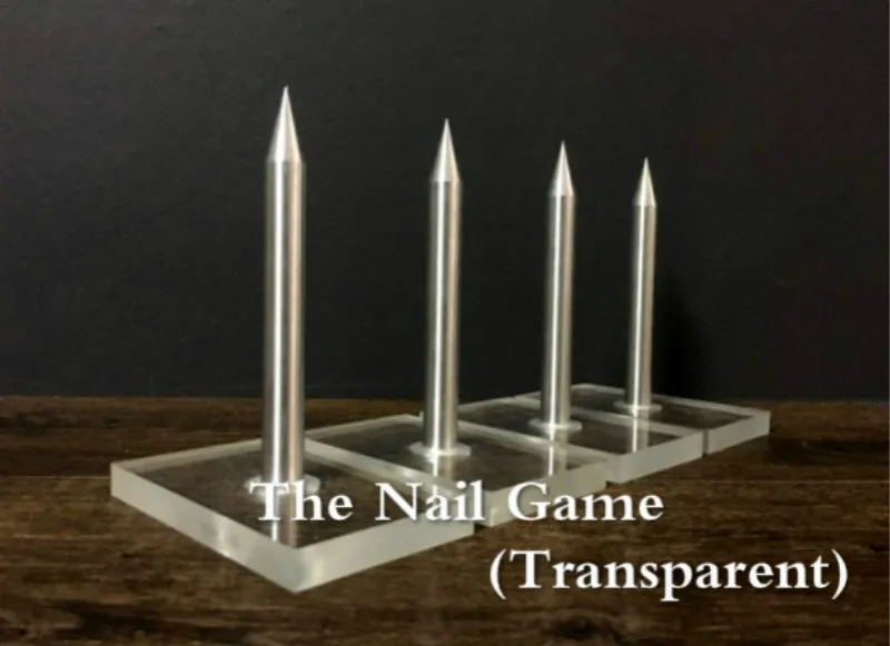 Игра для ногтей (прозрачный) трюк крупным планом Волшебные трюки 100% безопасный