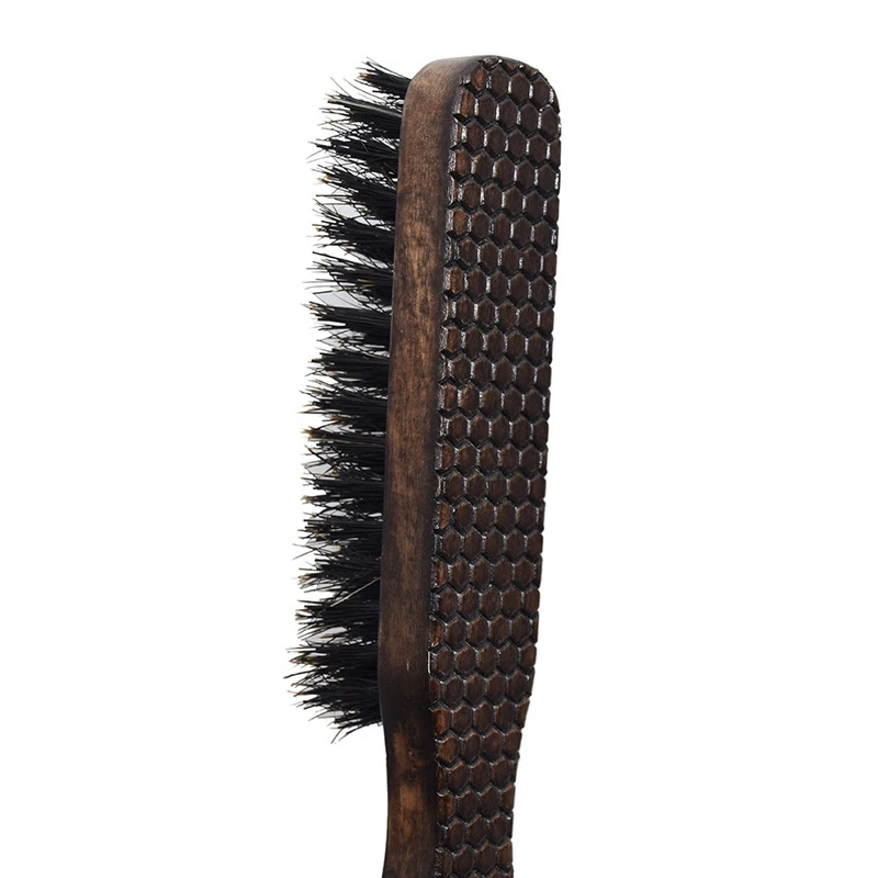 

Natural Bristle Beard Brush Men Facial Hair Cleaning Brush Professional Beard Shaving Tools
