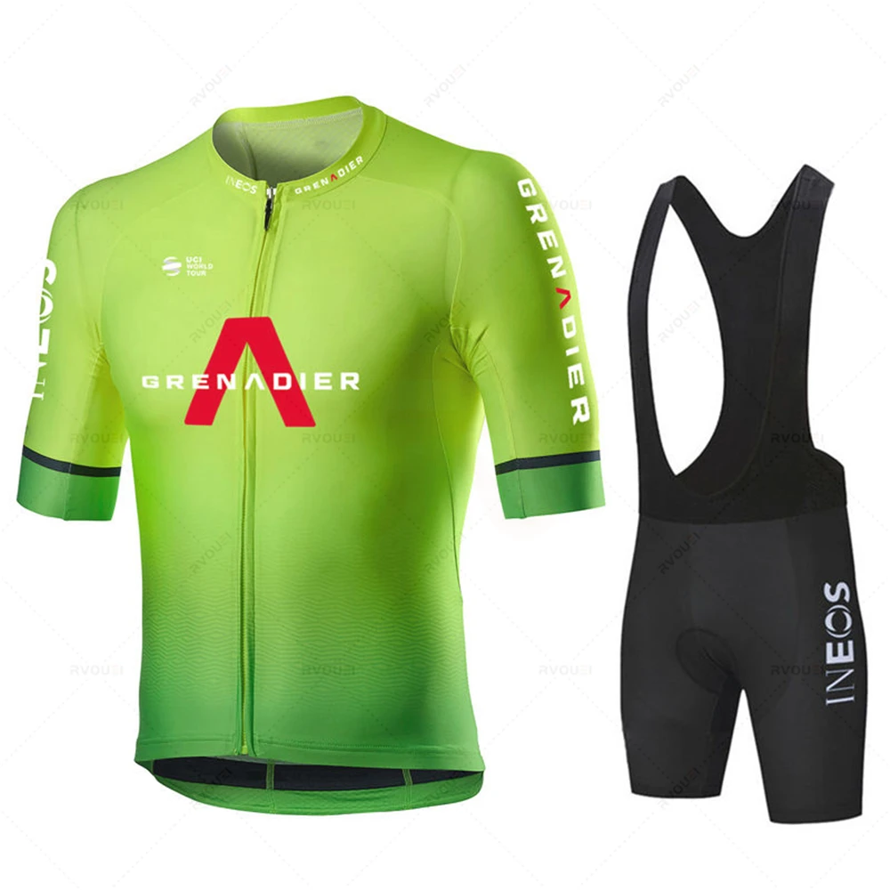 

NEW INEOS Grenadier 2022 Team Cycling Jersey Set Mountain Bike Cycling Clothing Men's Racing Bicycle Clothes Summer Cycling Set