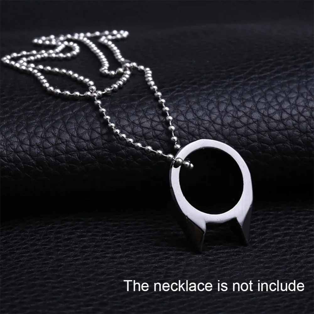 Punk Finger Ring Men Women Cool cute Cat Ear Self Defence Pendant Keychain Multifunction Outdoor Survival Tool Jewelry Gifts