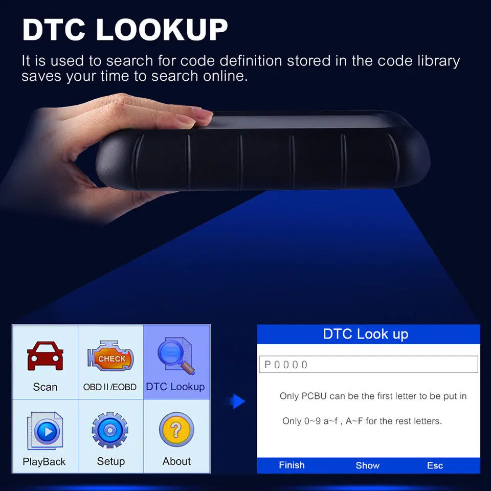 Autel ML629 OBD2 сканер автомобильный диагностический инструмент считыватель кодов +