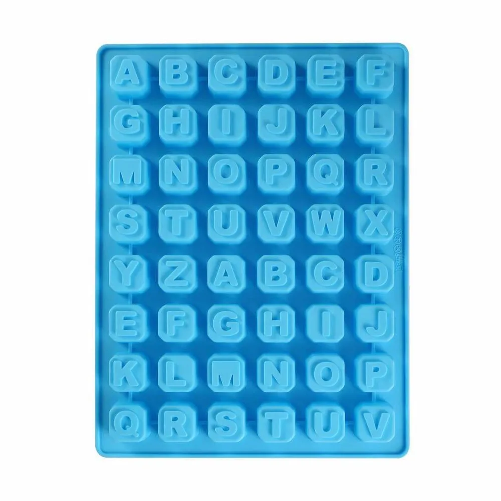 Силиконовая форма с английским алфавитом для самостоятельного приготовления