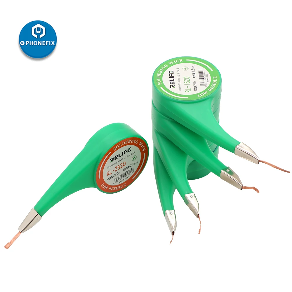 Оплетка для распайки Relife припой инструменты ремонта и сварки проводов Оловянная