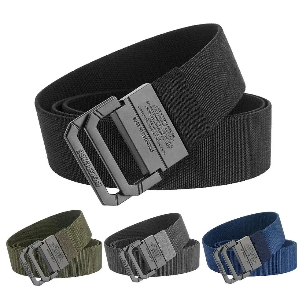 

Men's Military Outdoor Leisure Belt Elastic Woven Belt Men's Casual Single Loop Elastic Comfortable Belt