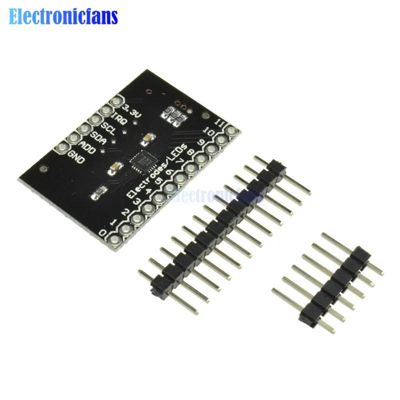 MPR121 Breakout V12 емкостный сенсорный модуль контроллера I2C интерфейсная клавиатура