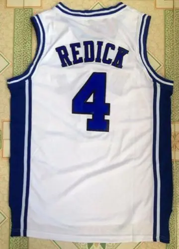 

#4 JJ Redick #32 Christian Laettner Blue Devils hrowback Basketball Jersey Top Quality Stitched embroidery any Number and name