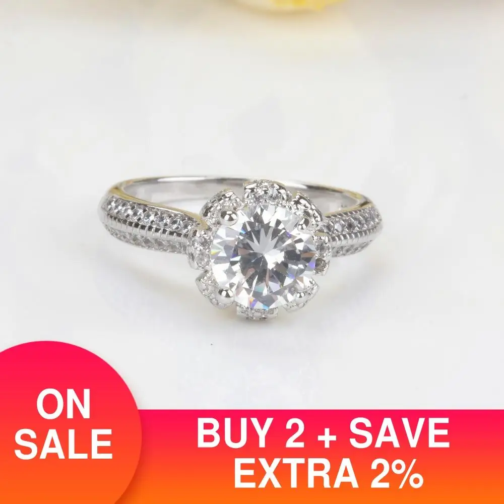 Модная Роскошная Красный Циркон Обручение кольца для свадьбы женщин и через