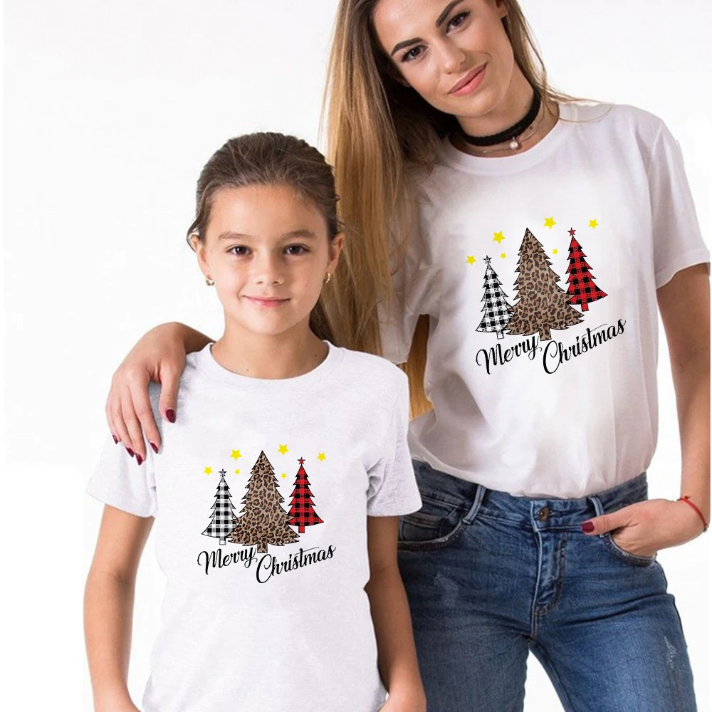 Модная с надписью &quotMerry Christmas&quot &quotМама&quot модная красивая футболка для