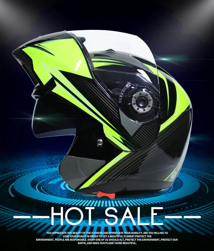 Nueva llegada наклейка кружок JIEKAI 105 флип КАСКО мотоциклетный мотоцикл caslista casco de carreras de motocross M L XL XXL