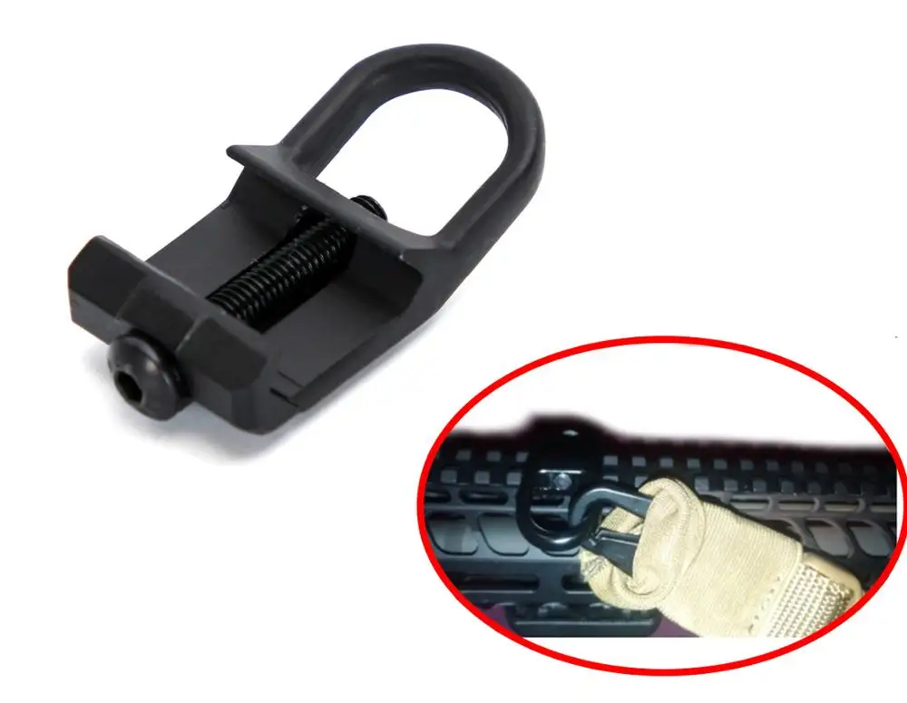 TOtrait Тактический Быстрый отсоединение RSA GBB Пряжка винтовка Слинг поворотный крюк