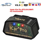 Vgate iCar Pro ELM327 V2.3 OBD2 сканер WIFI для AndroidIOS ELM 327 Bluetooth-совместимый OBD 2 OBD2 автомобильный диагностический инструмент