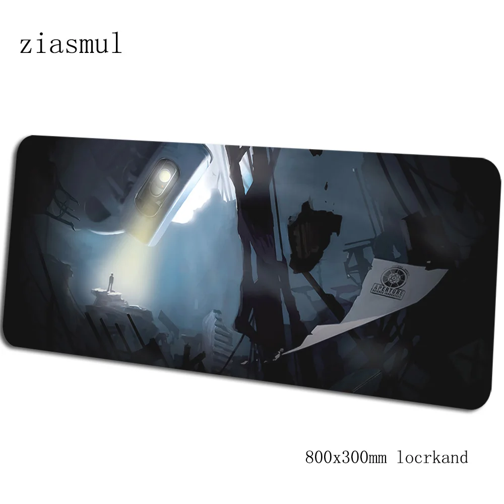 Portal 2 padmouse 80x30 см игровой коврик для мыши красивый большой коврик для мыши геймерский компьютерный стол властный коврик notbook mousemat pc - Цвет: pattern 9