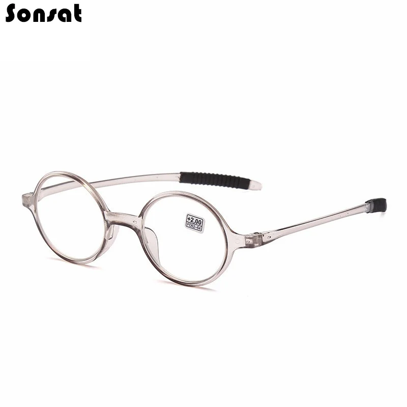 Очки для чтения в круглой оправе женские стиле ретро мягкие работы за