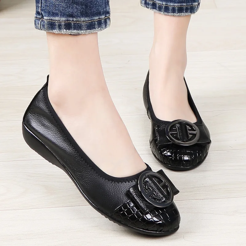 

Women's Shoes Flats Spring New Fashion Plus Size Shallow Shoes for Woman Sneakers Slip-On Ballet Flats Casual Loafers Ladies