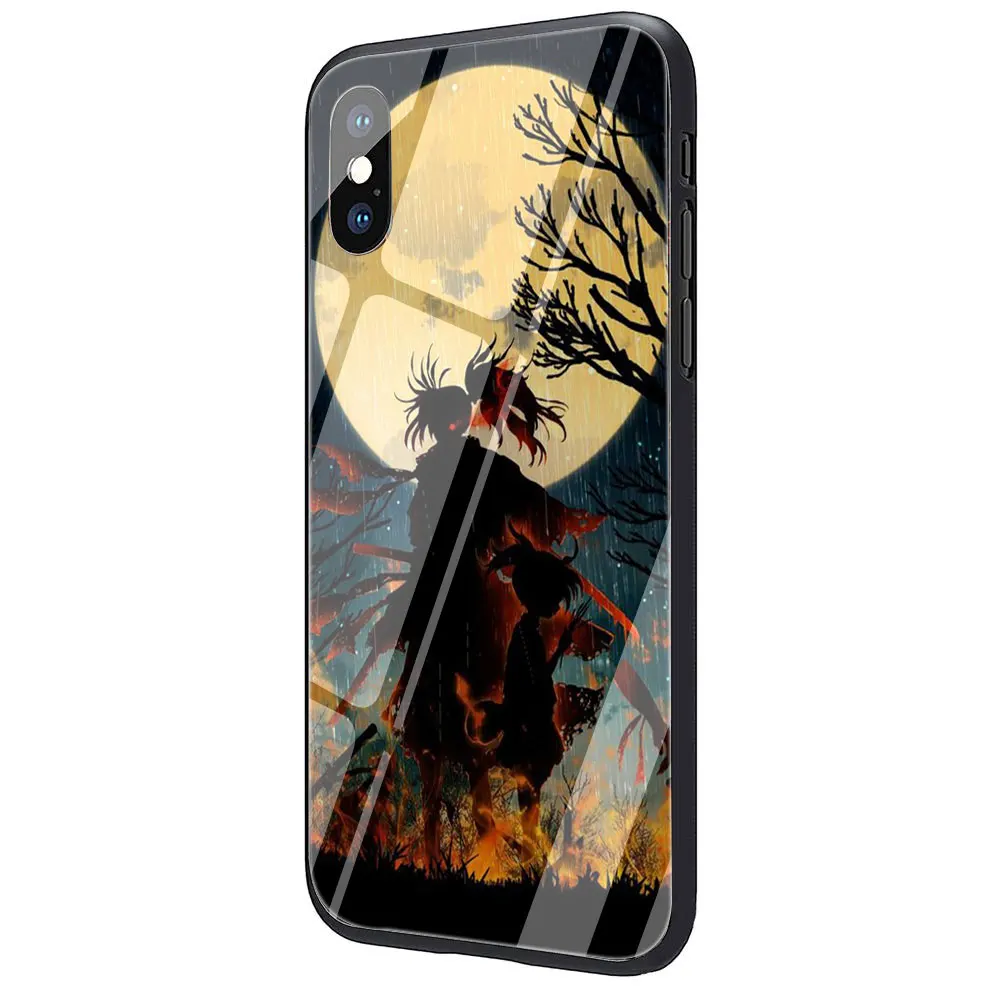 G1 EWAU Dororo аниме закаленное стекло чехол для телефона iPhone 11 Pro 6 6S Plus 7 8 Plus X XS XR XS Max - Цвет: G1
