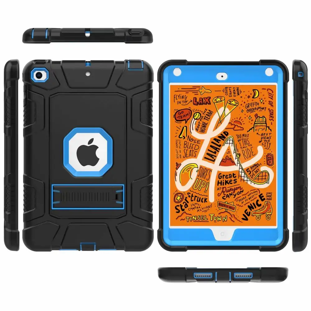 Новый модный армированный Чехол для iPad mini 4 5 2019 7 9 дюйма Жесткий ударопрочный