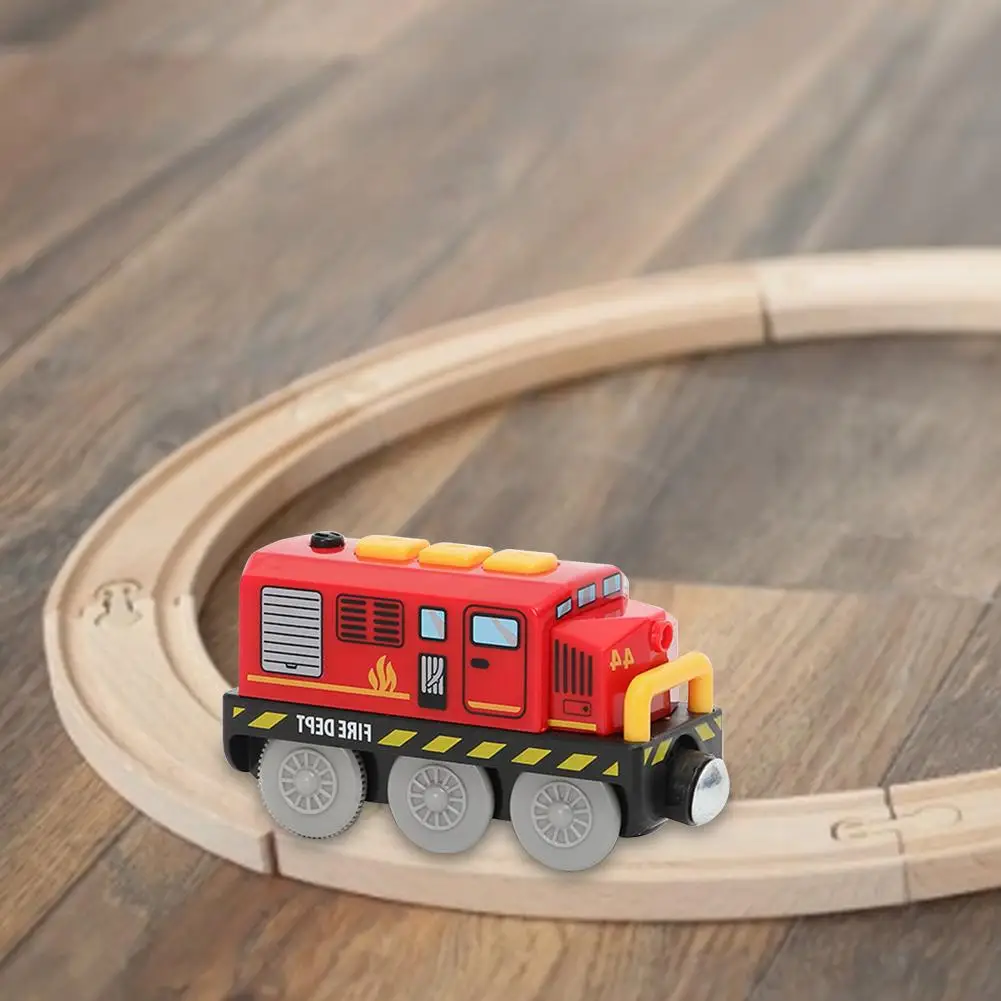 

Electric Traction Locomotive Toy Wooden Track Magnetic Train Toy Can Be Connected To Children's Simulation Toys In The Carriage