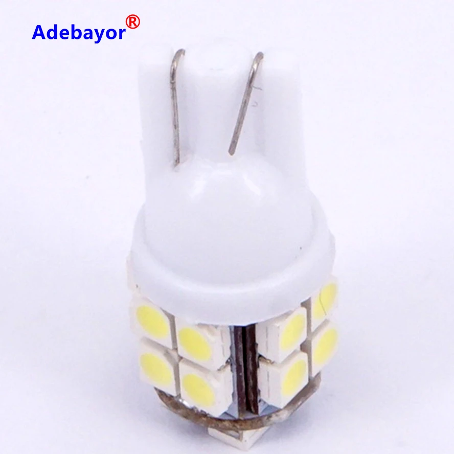 200 шт. белый светильник T10 194 168 W5W 20 светодиодный smd 3528 1210 автомобилей Клин лампы
