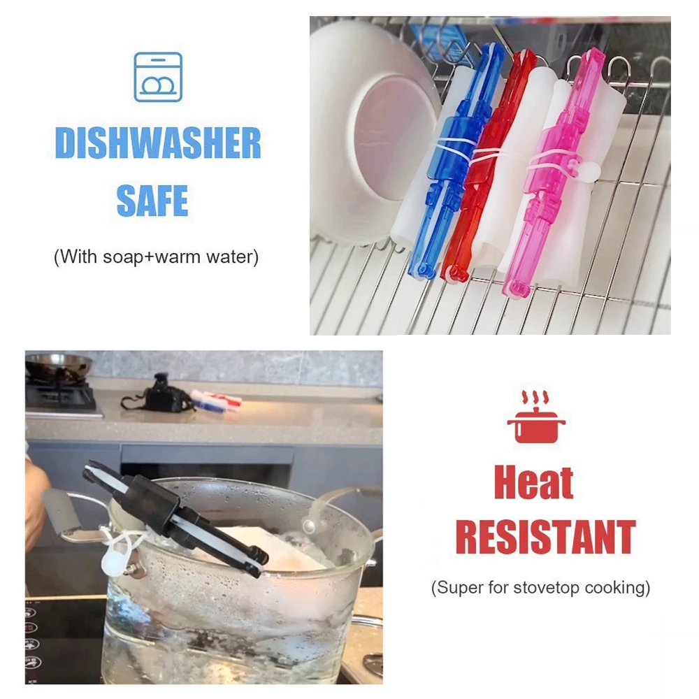 Новейшая многоразовая силиконовая сумка для хранения еды герметичные стоячие