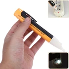 Электрический индикатор 90-1000V Бесконтактный розетки переменного тока Мощность розетки тестер датчика детектора напряжения ручка светодиодный светильник переменного тока 110V-220V