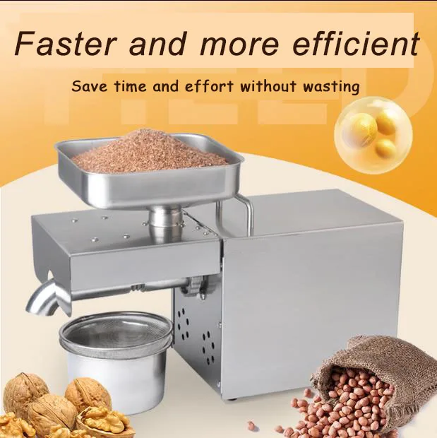 Распродажа! Новый автоматический маслопресс из нержавеющей стали для дома