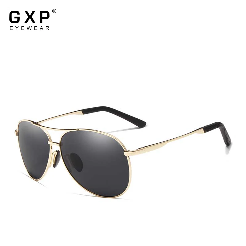 GXP Fashion Aluminum pilot Sunglasses Polarized Sun glasses Men And Women Mirror UV400 Lens Anti-gla