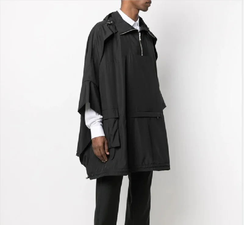 Ветровка мужская с капюшоном Свободный пуловер средней длины в Корейском стиле