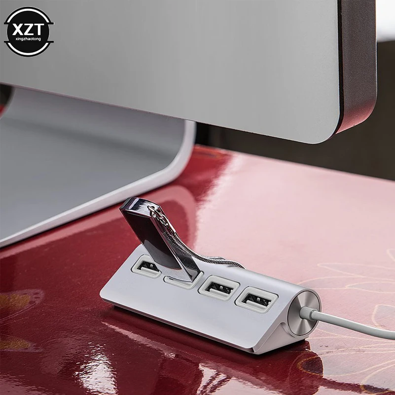 USB-концентратор с 4 портами высокоскоростной USB 2 0 порт OTG алюминиевый USB-Сплиттер