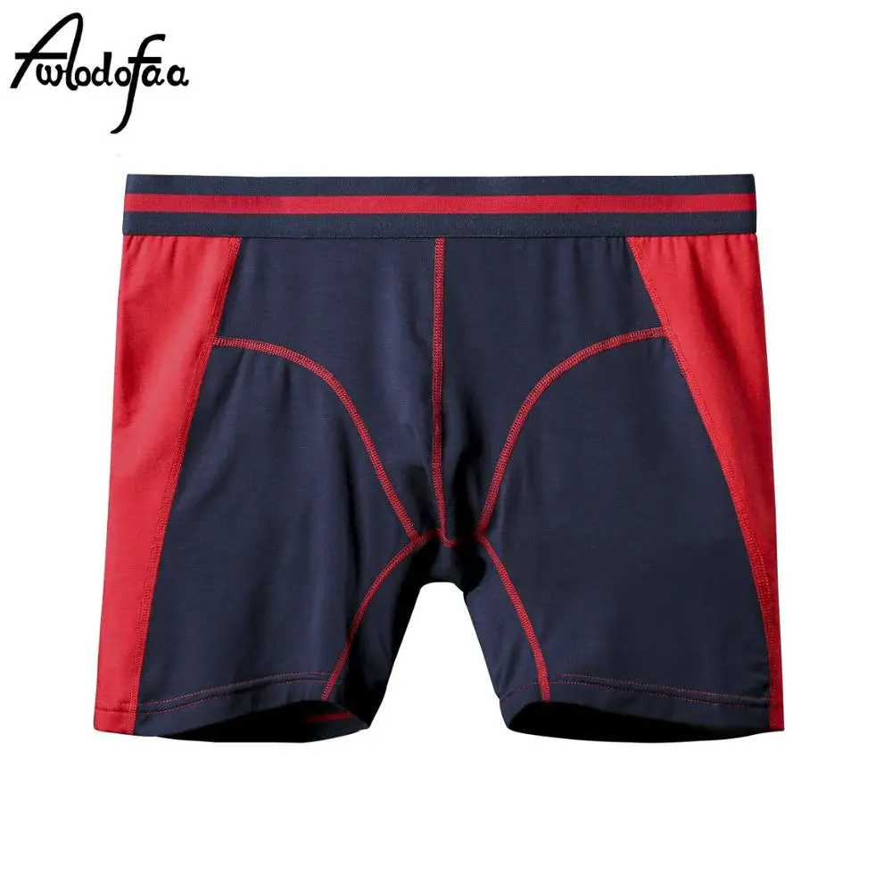 Трусы боксеры мужские из модала дышащие удобное нижнее белье длинные большие