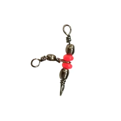 Рыболовный аксессуар 10 шт./лот рыболовный вертлюг с застежкой 3 сторонний Вертлюг