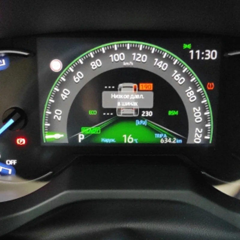 Автомобильный цифровой ЖК-дисплей TPMS для Toyota Rav4 2019 2020 Xa50 |