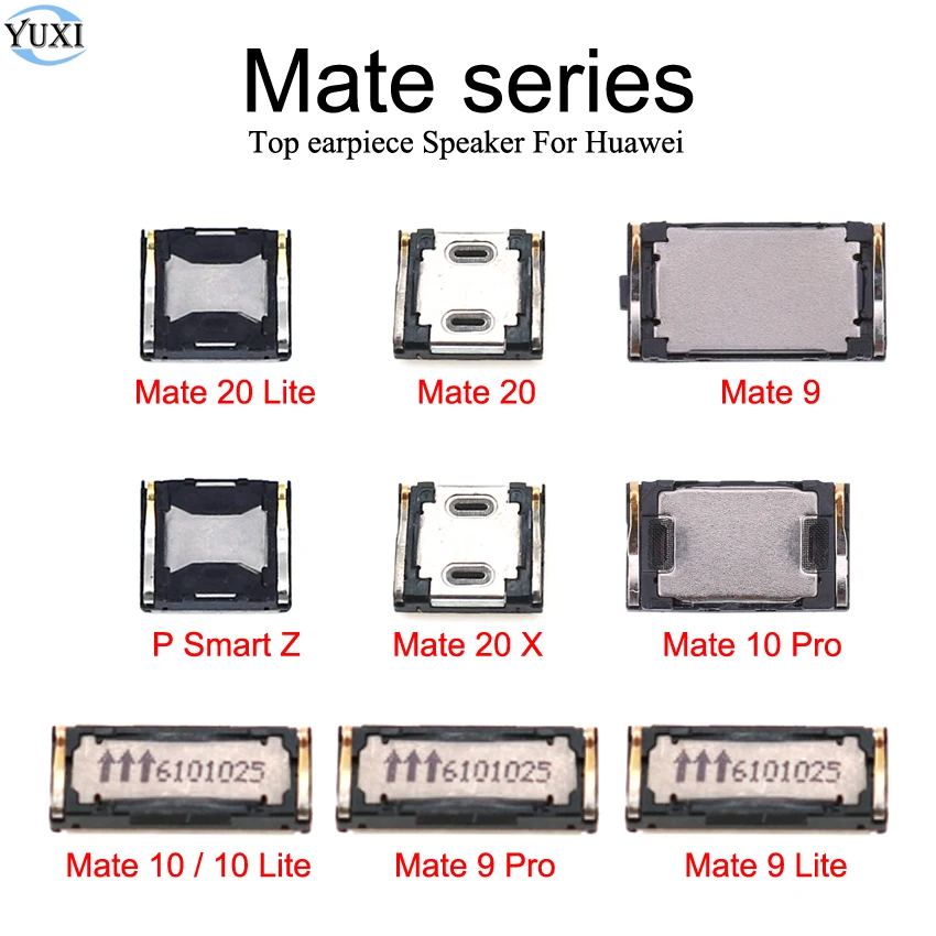 

Наушники YuXi для Huwei Mate 20X10 9 Lite Pro P Smart Z Plus 2019, 2 шт., запчасти для ремонта динамика