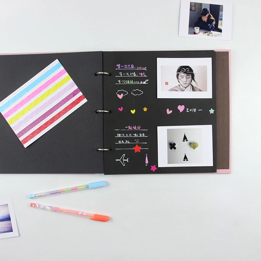 

Scrapbook Photo Album DIY Vintage Memory Books Notebooks Gifts for Wedding Anniversary Photos Planners Notebooks Writing Pads