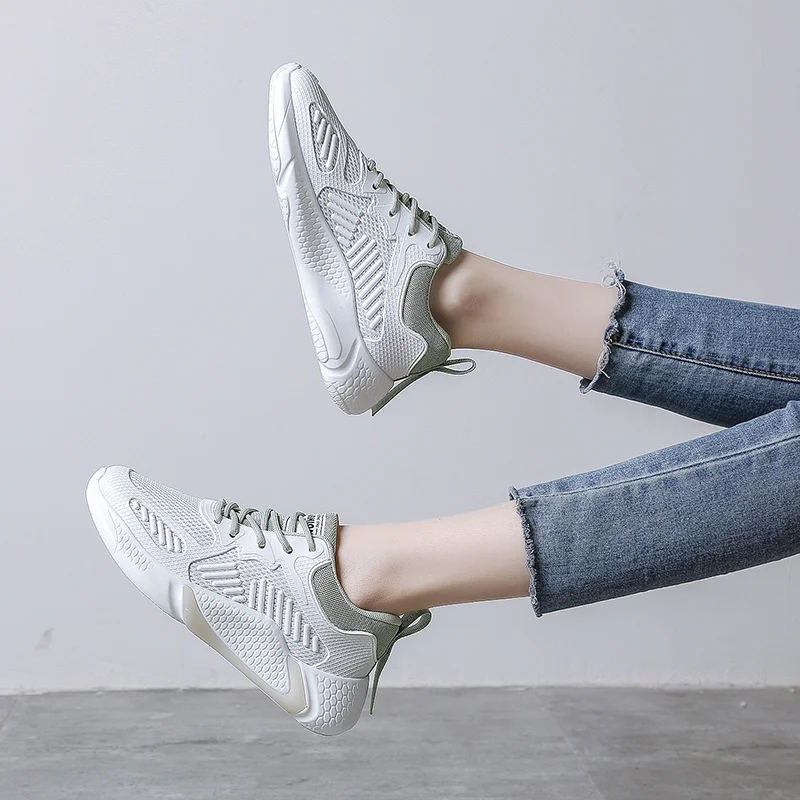 

Женские кроссовки с мягкой подошвой, легкие, амортизирующие, дышащие, повседневные, 2021