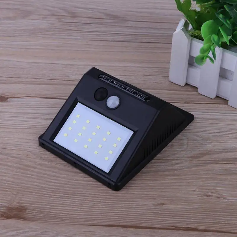 1 4 шт. светодиодный светильник на солнечной энергии с пассивным ИК датчиком