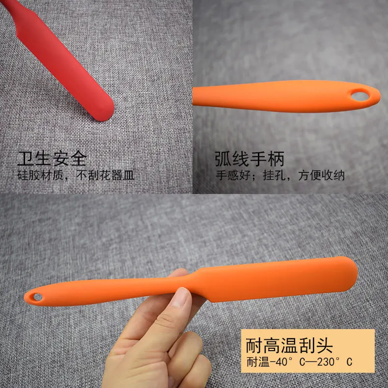 Силиконовый шпатель крем для выпечки перемешивания масла скребок щетка торта
