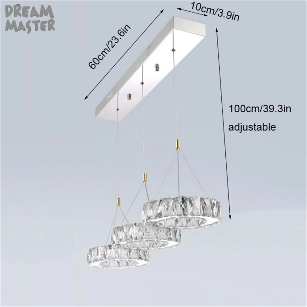 Современный светодиодный подвесной светильник для гостиной столовой из