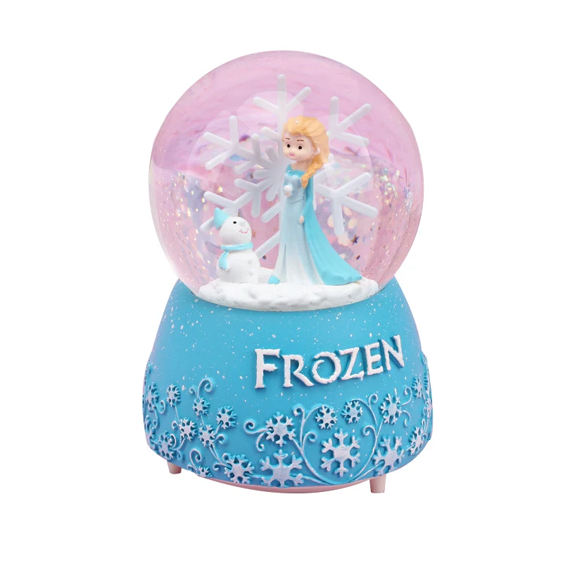Креативный Disney Frozen Snow Globe вращающийся шар музыкальная шкатулка Рождественское